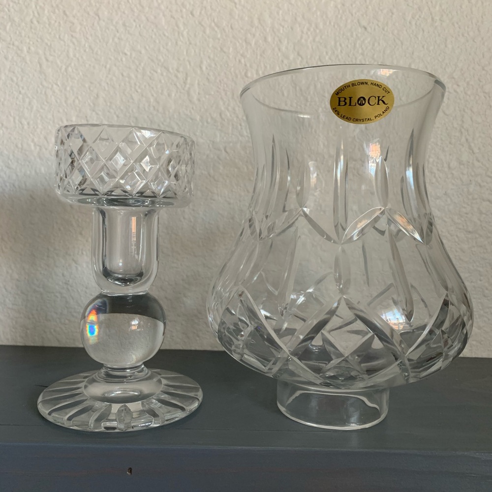 Crystal Hurricane Lamp